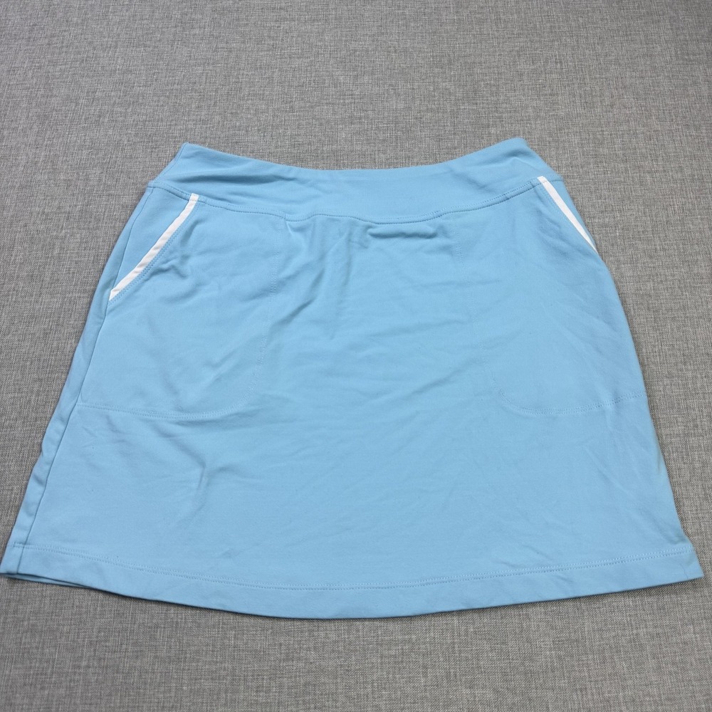 FootJoy Golf Skort Womens Small Blue Athletic Pull On Linerless Pockets Elastic